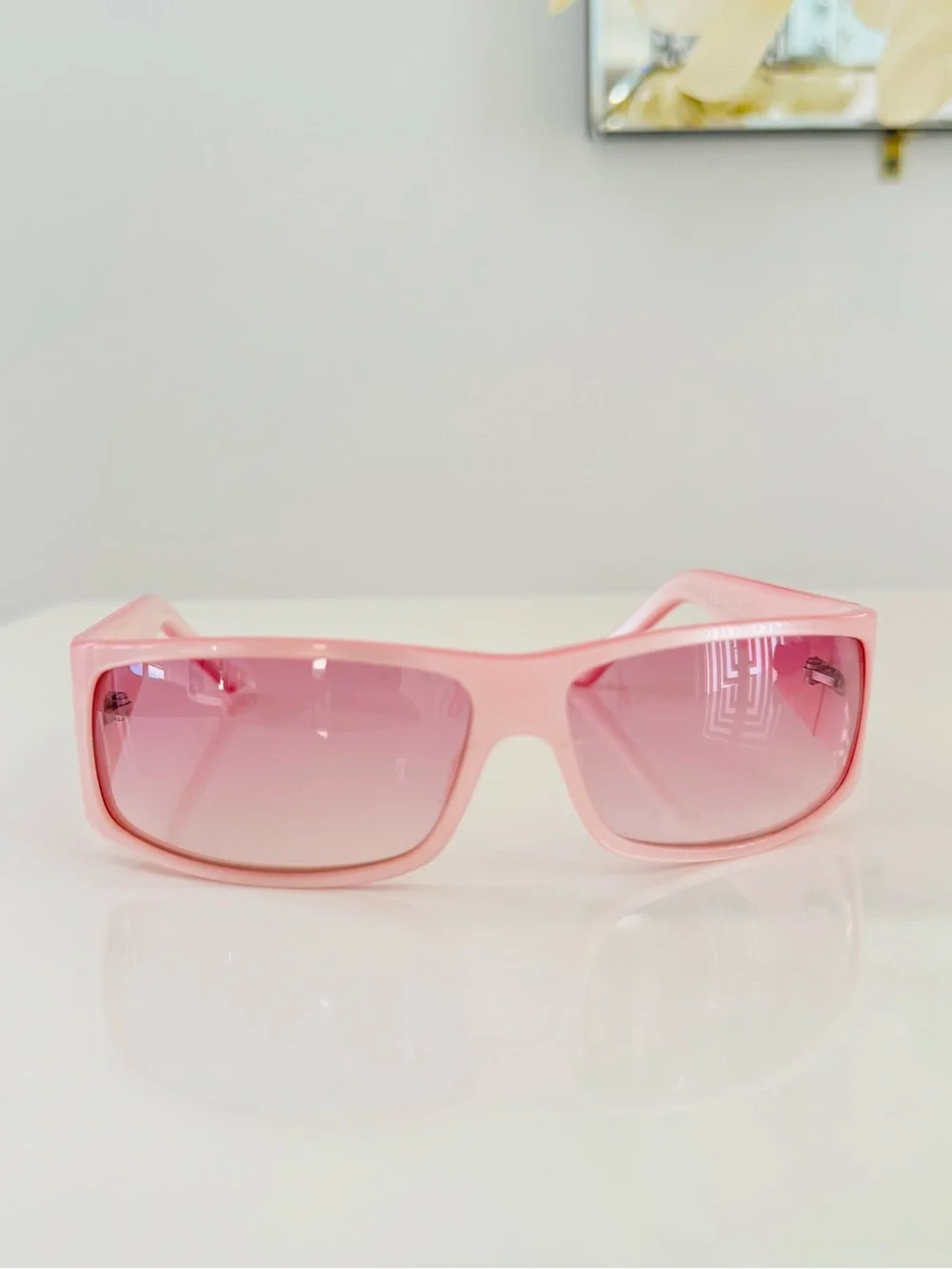 RARE🍒Christian DIOR Your Dior pink logo Y2K sunglasses John Galliano Era.